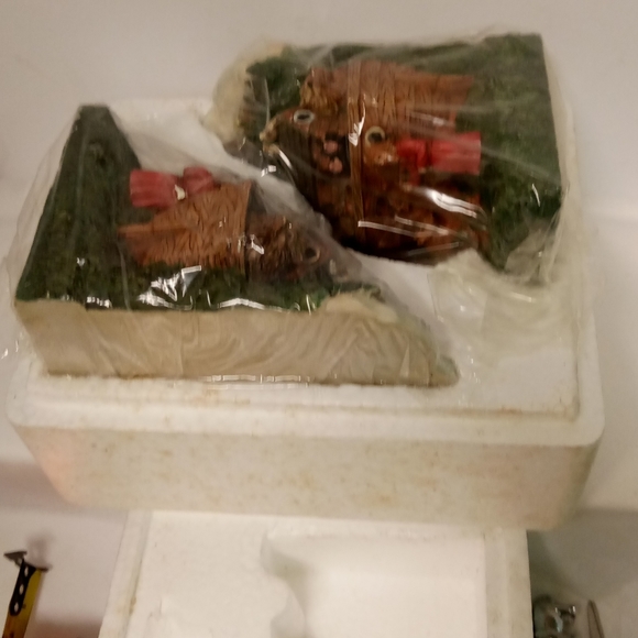 Vintage Noah's Ark Book Ends Heavy Pottery - Picture 2 of 8